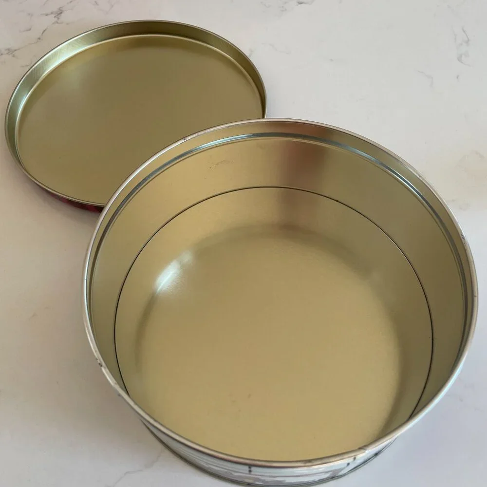 Large Cookie Candy Tin Vintage 1990’s New